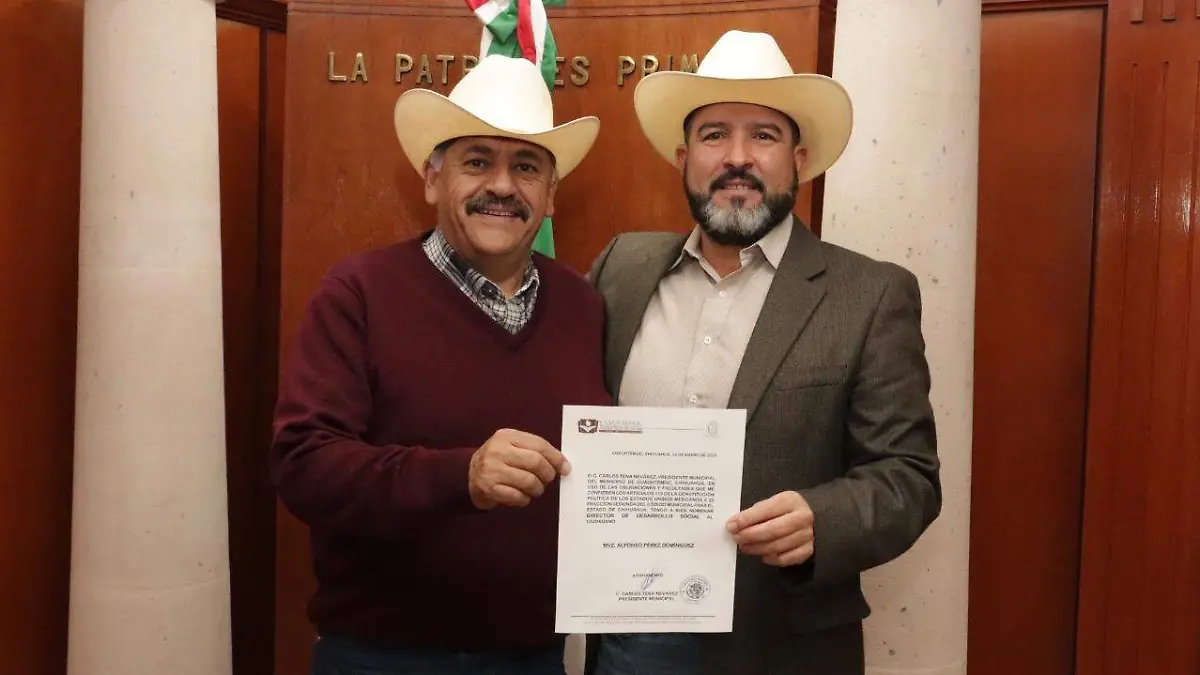 1 Exalcalde de Cusi ahora es Director de Desarrollo Social en Cuauhtémoc IMAGEN TENA Y ALFONSO PÉREZ FOTO MUNICIPIO DE CUAUHTÉMOC